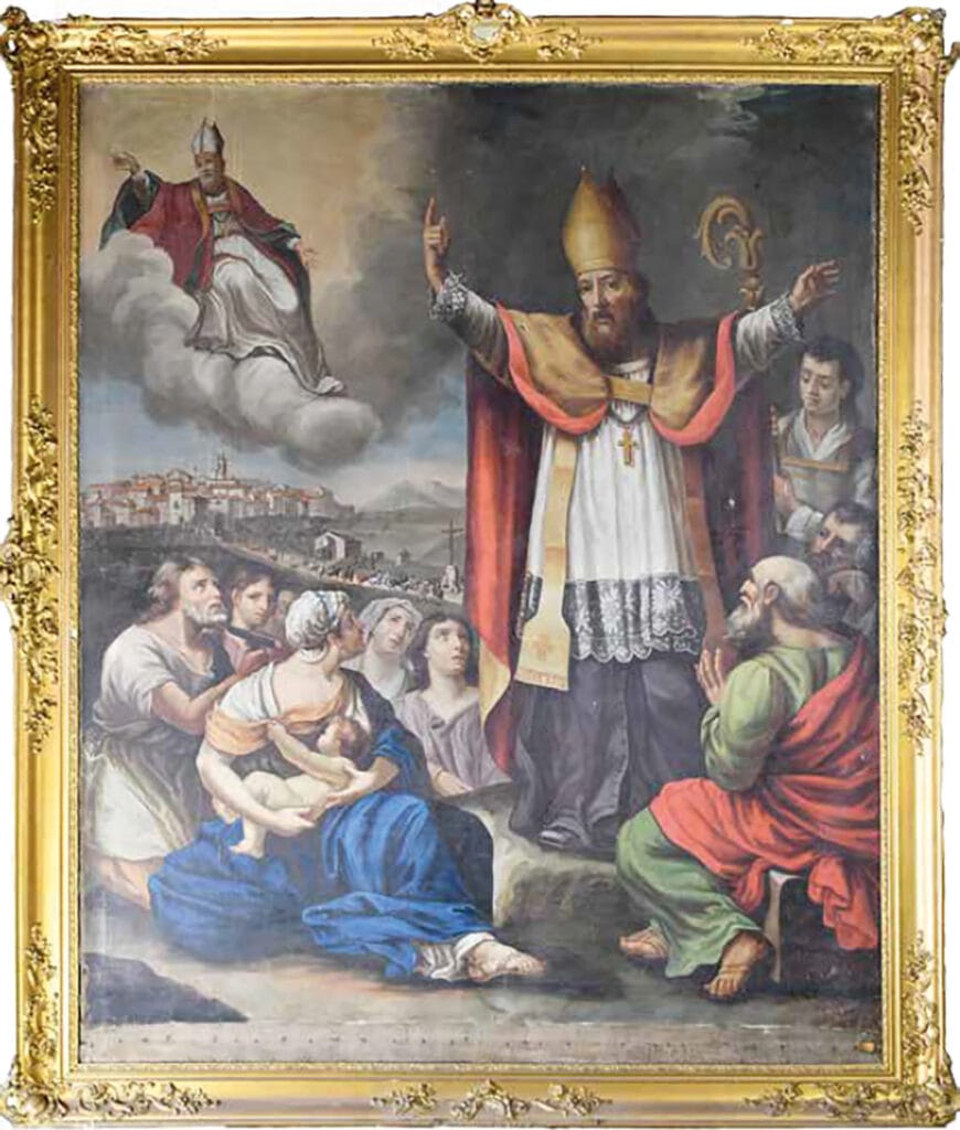 Appel aux dons restauration tableau « Saint-Véran »