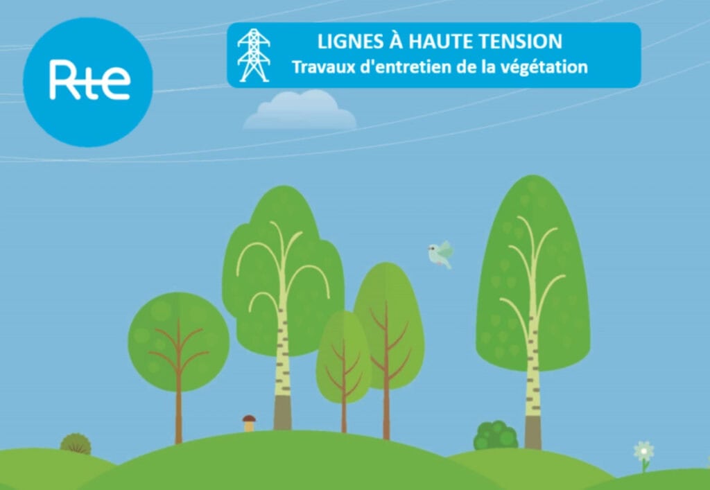 Travaux pour lignes haute tension