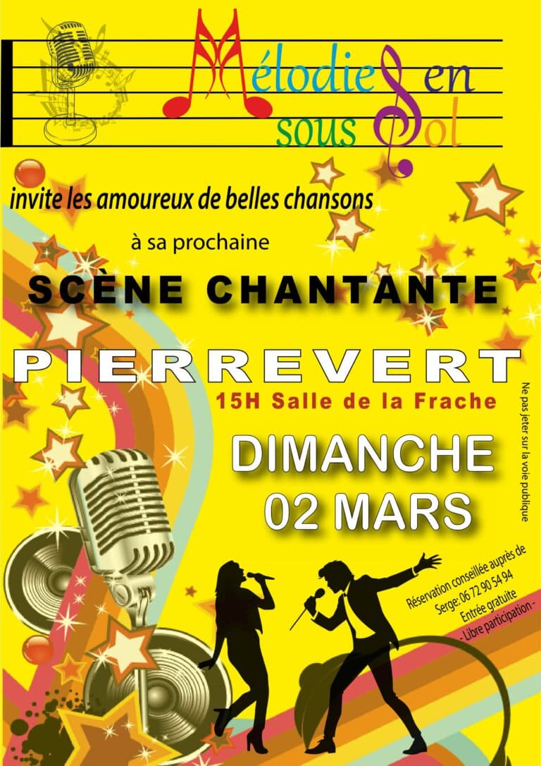 Scène chantante