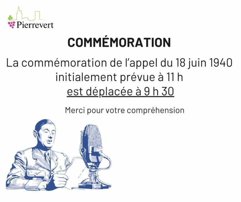 Commémoration 18 juin