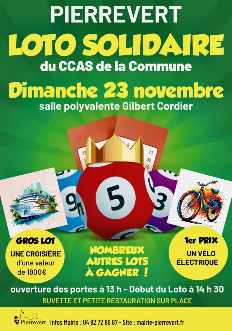 Loto solidaire CCAS