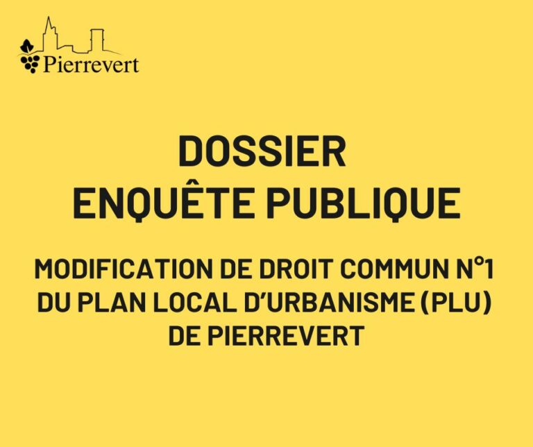 Enquête publique PLU