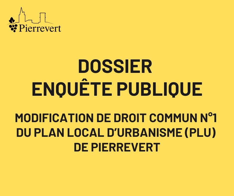 Enquête publique PLU