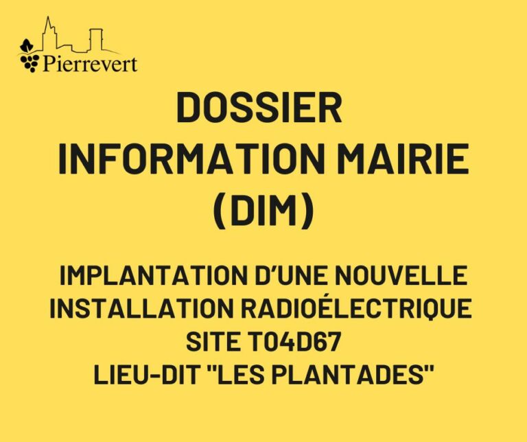 Dossier Information Mairie